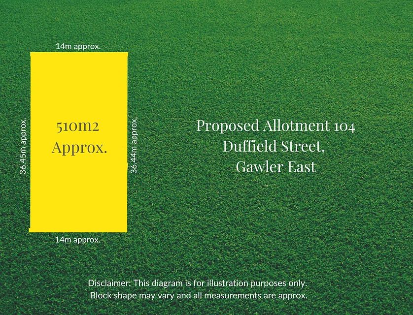 Proposed Allotment 104 Duffield Street, Gawler East, Northern Adelaide, 0 침실, 0 욕실, Section