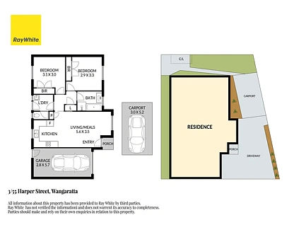 3/55 Harper Street, Wangaratta, VIC 3677, 2房, 1浴, Unit