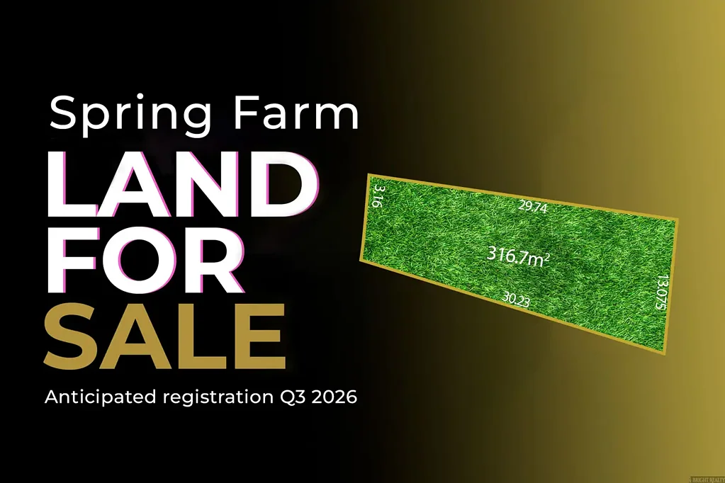 Spring Farm Exclusive Land Opportunity in Spring Farm - Registration anticipated Q3 2026
