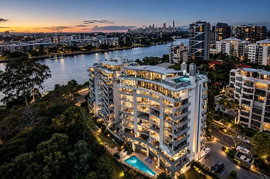Toowong 1房 现代单身公寓 80平米朝北 光线充足 开放式布局 城市河流景观 内部洗衣 停车设施 游泳池健身房 宠物友好 Toowong便利位置 VACANT & READY NOW - MOVE IN AND ENJOY THE INNER-CITY LIFESTYLE
