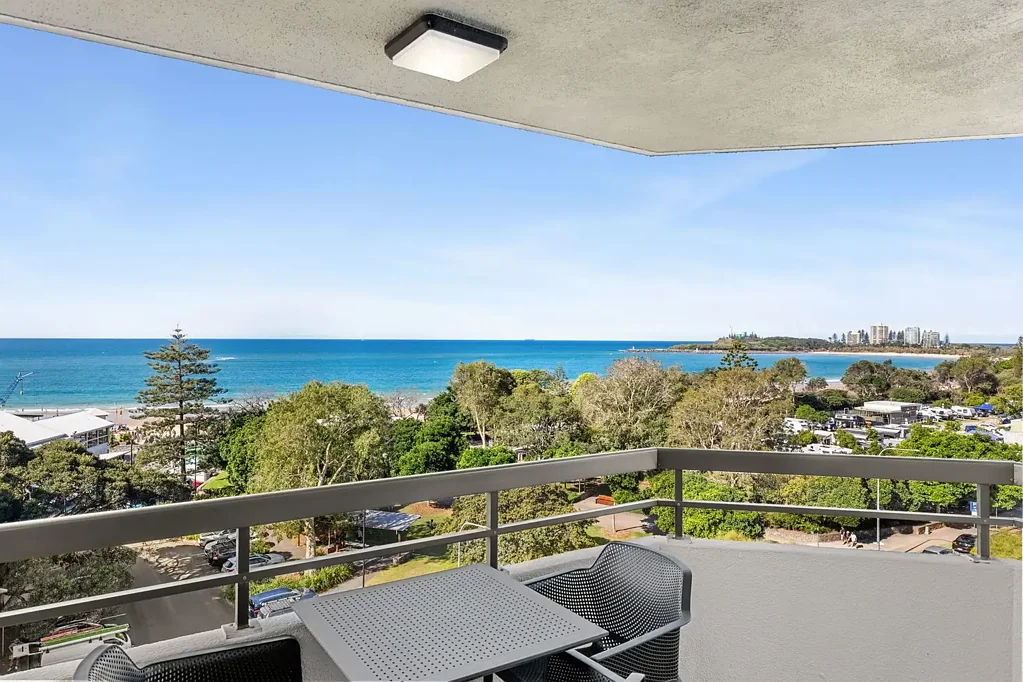 Mooloolaba 3Zimmer Elevated Mooloolaba Waterfront Apartment with Panoramic Ocean & River View
