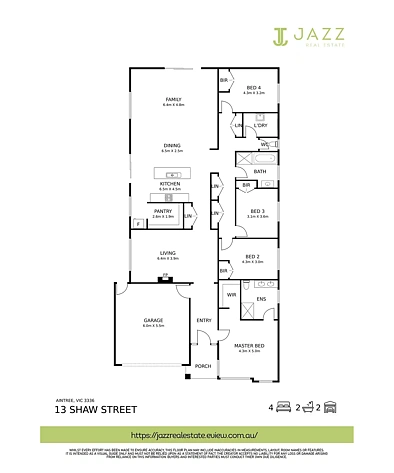 13 Shaw Street, Aintree, VIC 3336, 4 rūma, 2 rūma horoi, House