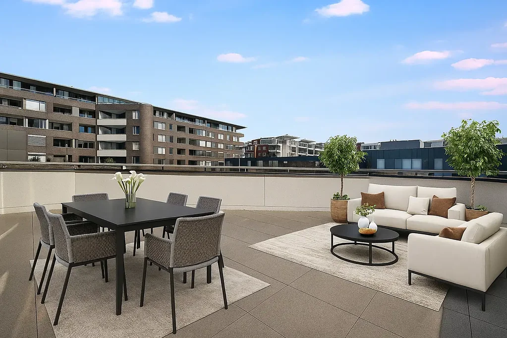 Wentworth Point 1ਬੈੱਡਰੂਮ Art Deco Home | 120sqm total | Garden Facing | Pulse Club