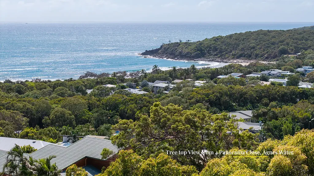 Agnes Water Perfect Ocean + Surf Break View on Flat Land!!