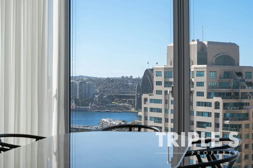 Barangaroo 2 Bedroom One Sydney Harbour | NE-Facing 2-Bedroom + Study with Garden Balcony I Harbour Bridge View I Parking & Storage