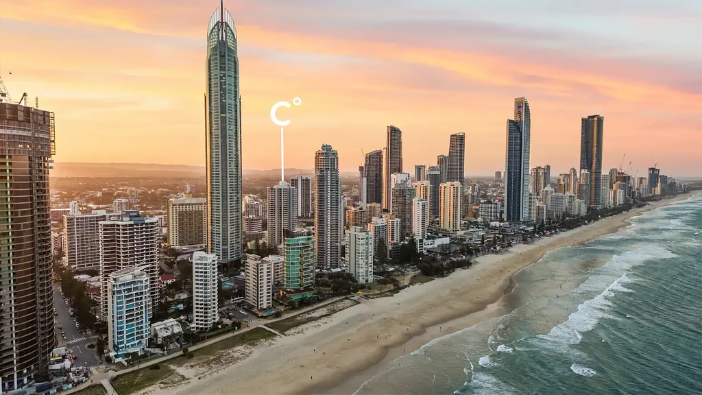 Surfers Paradise 2બેડરૂમ Elevated Coastal Luxury with Ocean-to-Hinterland Views