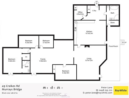 49 Craikes Road, Murrays Bridge, Darling Downs, 4 Bedrooms, 2 Bathrooms, Lifestyle Property