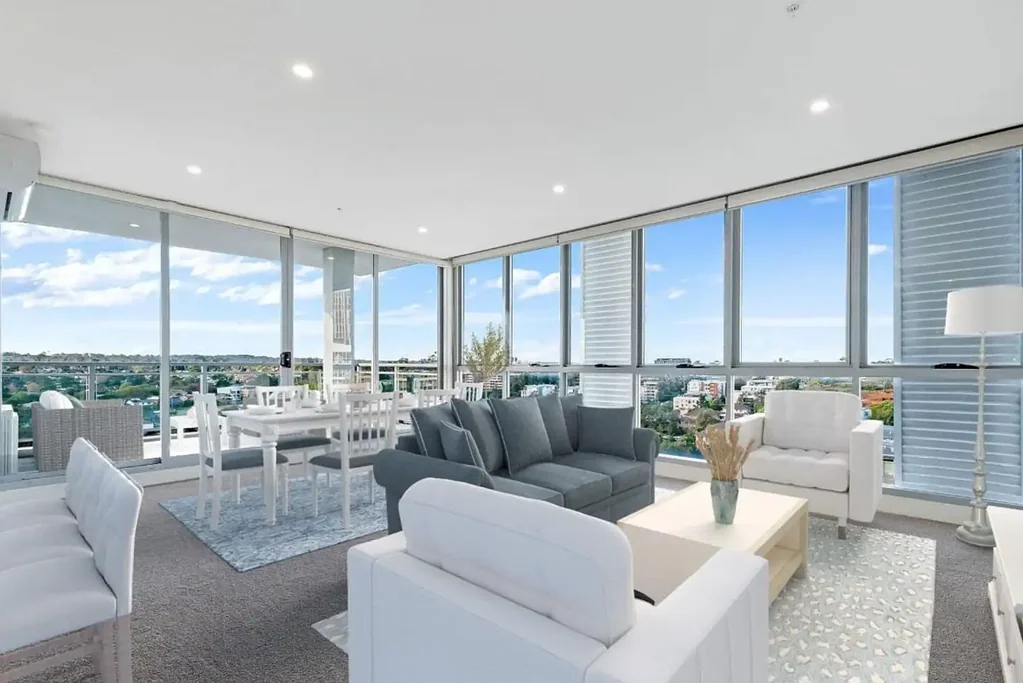 Modern luxury with sweeping district and city outlooks