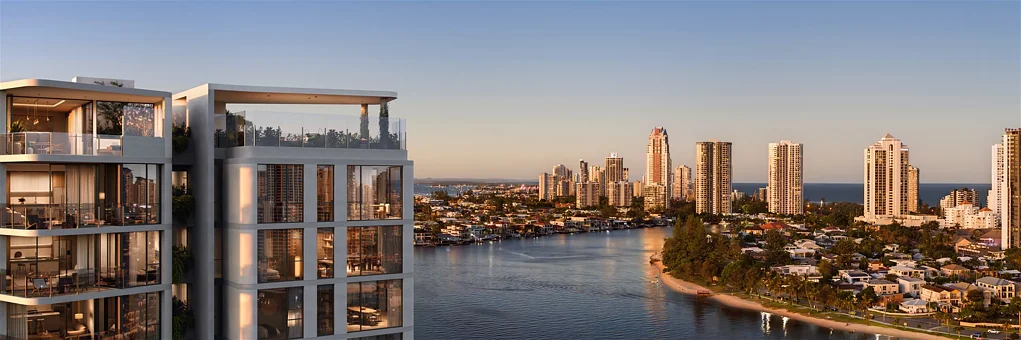 Surfers Paradise 2ห้องนอน TAPESTRY BEAUTIFUL ARCHITECTURE AND ART CONVERGE ON CHEVRON