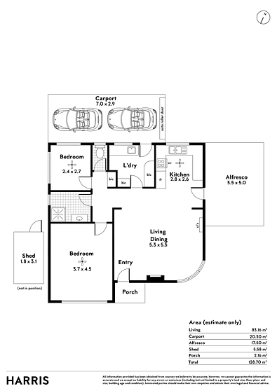 342 Fullarton Road, Fullarton, SA 5063, 2 rūma, 1 rūma horoi, House
