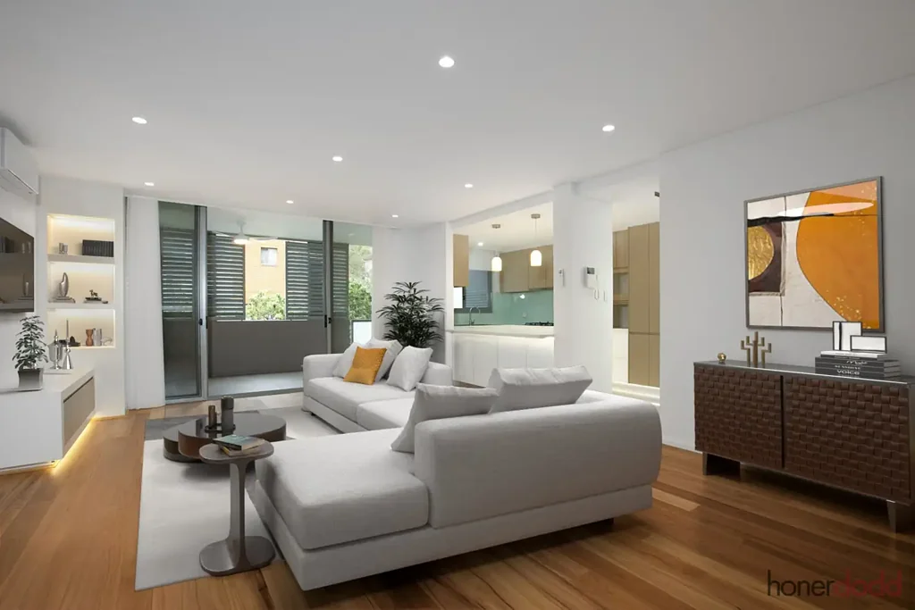 Carlton 3房 全面翻新公寓 122sqm单层空间 高级安保社区 双车库 优质厨房 阳台烧烤位 Luxury Executive 3 bedroom Apartment Living