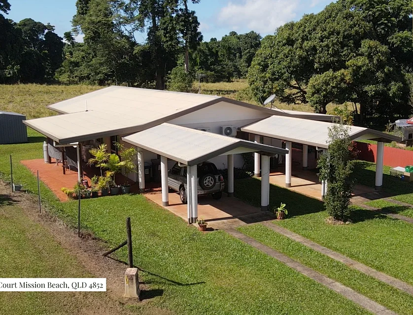 1 & 2/3 Wrap Court, Mission Beach, Cairns, 4部屋, 2バスルーム, Apartment