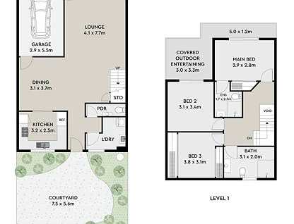 3/10-12 Malua Street, Dolls Point, NSW 2219, 3房, 2浴, Townhouse