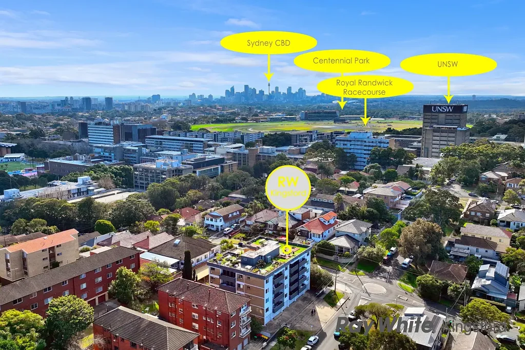 Kingsford 2कमरा Renovated East-Facing Apartment with Sweeping District Views