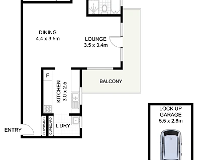 5/42-44 Macquarie Place, Mortdale, St George, 2 Kuwarto, 1 Banyo, Apartment