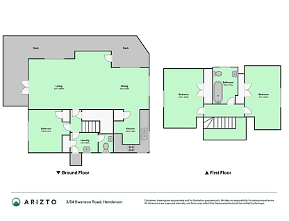 3/54 Swanson Road, Henderson, Waitakere City, 3 ਕਮਰੇ, 1 ਬਾਥਰੂਮ, House