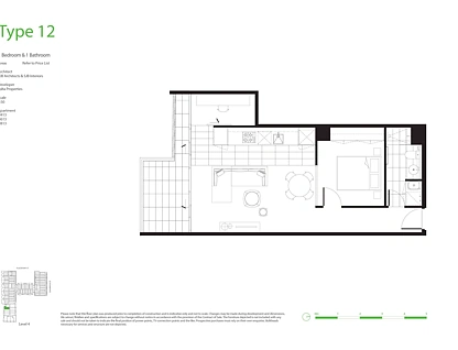 813d/615 Victoria Street, Abbotsford, Melbourne CBD, 1房, 1浴, Apartment