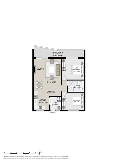 4/2 Coral Drive, Blacks Beach, QLD 4740, 2房, 1浴, Unit