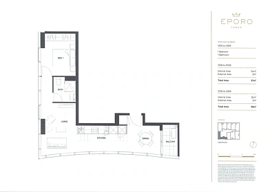 4309/285 La Trobe Street, Melbourne, VIC 3000, 1 slaapkamers, 1 badkamers, Apartment