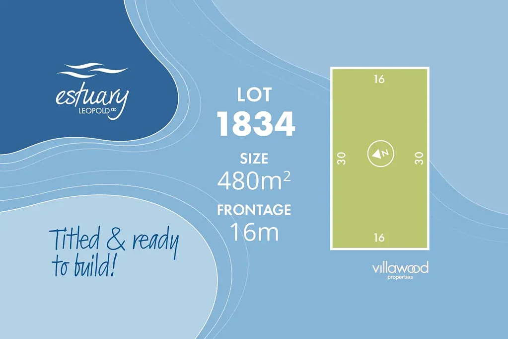 Leopold  Ready to Build Titled Lot in Estuary Estate.