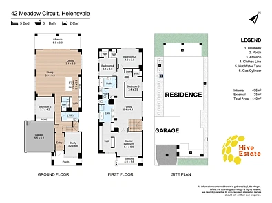 42 MEADOW CIRCUIT, Helensvale, QLD 4212, 5房, 3浴, House