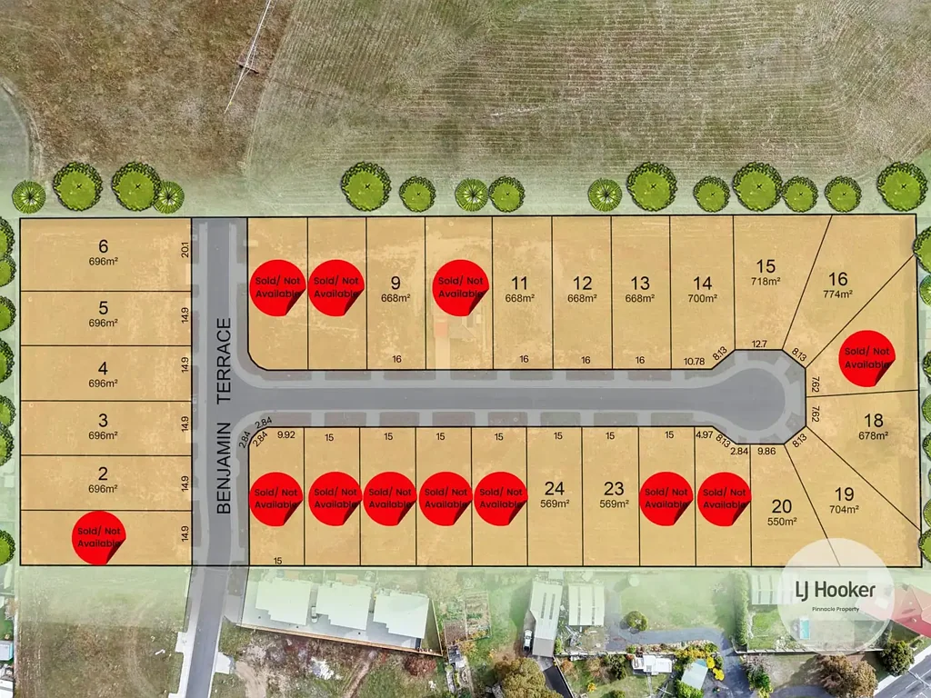 New Norfolk Titles issued | ready to build now! - Benjamin Terrace, New Norfolk