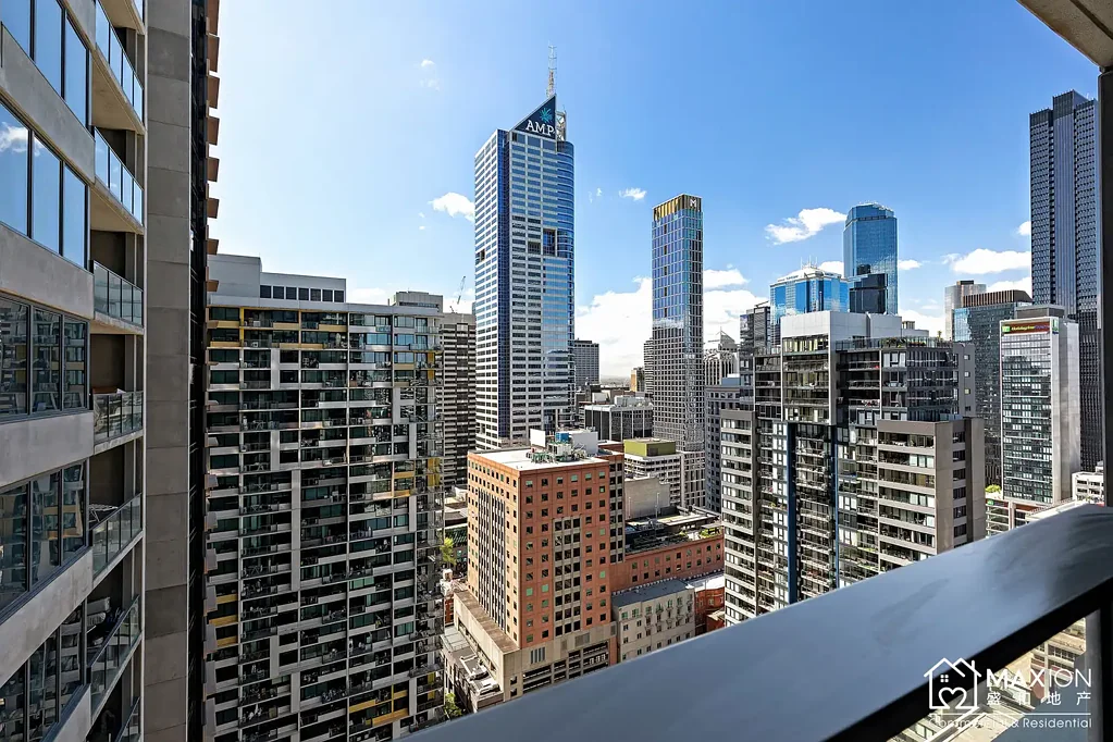 Melbourne 1房 墨尔本核心地段 高端不锈钢电器 步行3分钟到车站 时尚现代浴室 都市景观壮丽 Stunning high-rise city view apartment