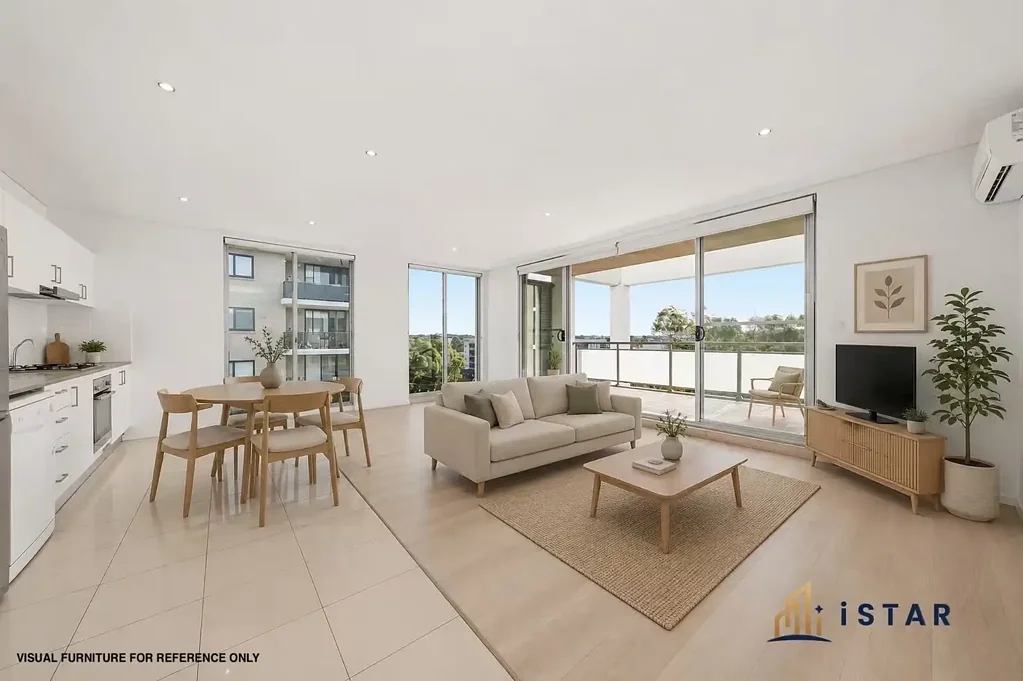 Campbelltown 1ห้องนอน North-Facing 1 Bed + Study | Oversized Balcony, Secure Parking & Storage Cage