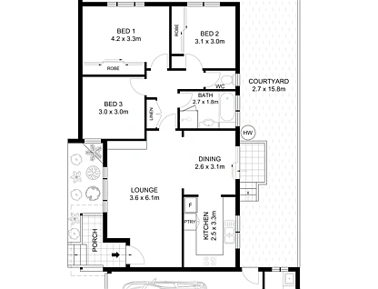 5/79-83 St Georges Road, Bexley, NSW 2207, 3 ਕਮਰੇ, 1 ਬਾਥਰੂਮ, House