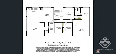 户型图 - 2 Leinster, Fig Tree Pocket, QLD 4069