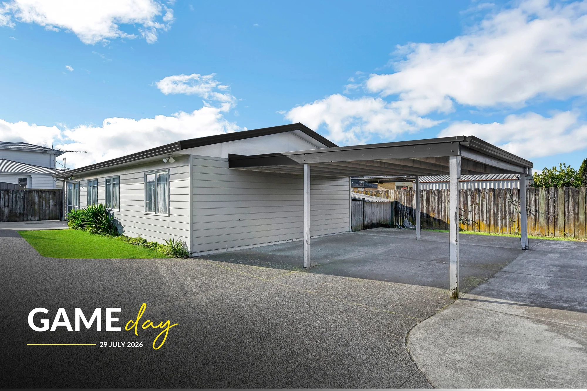 Papakura 4部屋 #GAMEDAY - CHEAPEST 4 BED IN PAPAKURA!