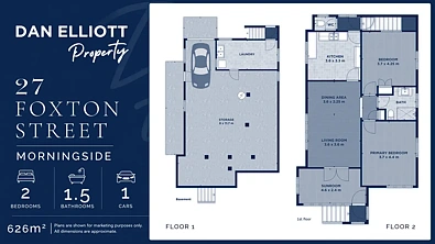 Plano ng Bahay - 27 Foxton Street, Morningside, QLD 4170