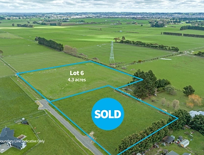 Lot 6 Reid Line East, Aorangi, Manawatu, Manawatu-Wanganui, 0房, 0浴, Lifestyle Section