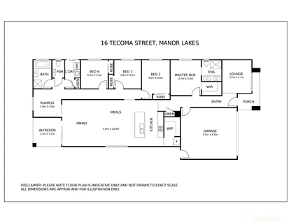 16 Tecoma Street, Manor Lakes, VIC 3024, 4 રૂમ, 2 બાથરૂમ, House