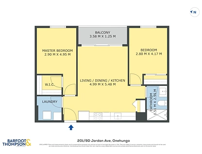 201/9D Jordan Avenue, Onehunga, Auckland City, Auckland, 2房, 1浴, 公寓