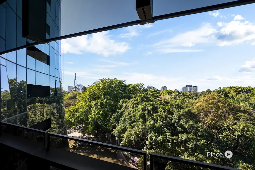 Brisbane City 1બેડરૂમ Botanic Gardens Luxury Elevated Above the City