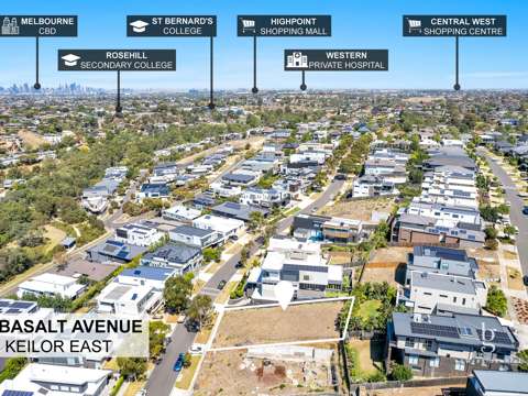 Keilor East SELLING NOW DON'T MISS OUT!! Prime Vacant Land at 28 Basalt Avenue, Keilor East VIC 3033