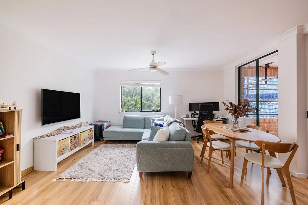 A contemporary home in the 'Phillip Gardens' building