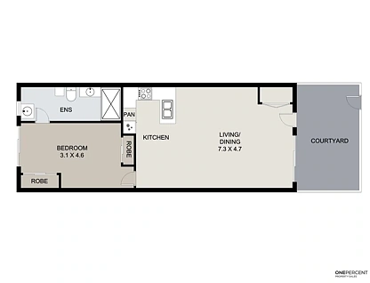 13/24 Kent Street, West Gladstone, QLD 4680, 1 ਕਮਰੇ, 1 ਬਾਥਰੂਮ, Unit