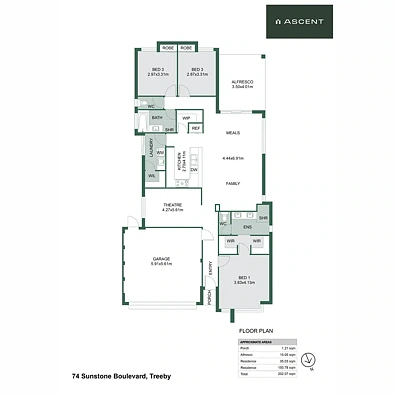 74 Sunstone Boulevard, Treeby, WA 6164, 3 Schlafzimmer, 2 Badezimmer, House