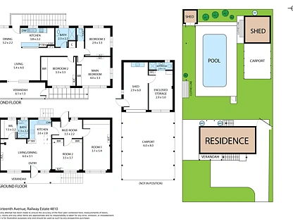 92 Thirteenth Avenue, Railway Estate, Townsville, 3 침실, 3 욕실, House