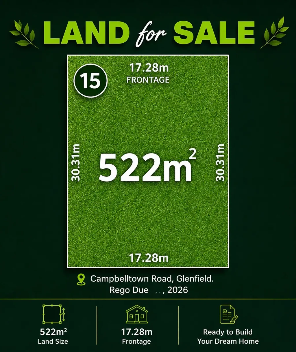 Glenfield Limited Opportunity – Premium Land in Glenfield.