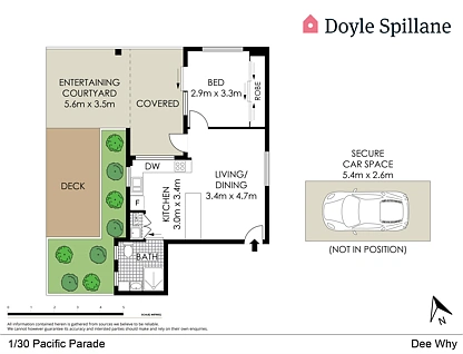 1/30 Pacific Parade, Dee Why, Northern Beaches, 1 غرف, 1 حمامات, Apartment