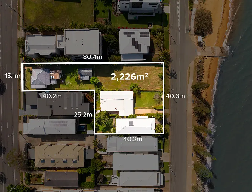57, 59, 61 Flinders Parade & 184 Prince Edward Parade, Scarborough, Brisbane - Northern Region , 10 રૂમ, 4 બાથરૂમ, House