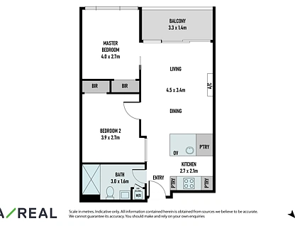 509/33 MacKenzie Street, Melbourne, Melbourne CBD, 2 habitaciones, 1 baños, Apartment