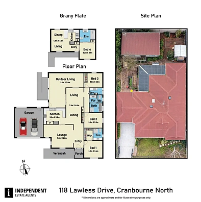 118 LAWLESS DRIVE, Cranbourne North, VIC 3977, 4房, 3浴, House