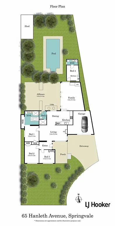 65 Hanleth Avenue, Springvale, VIC 3171, 4 slaapkamers, 3 badkamers, House