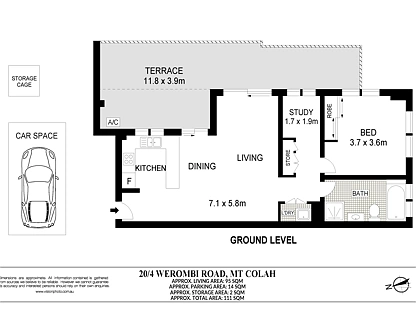 20/4 Werombi Road, Mount Colah, Upper North Shore, 1房, 1浴, Apartment