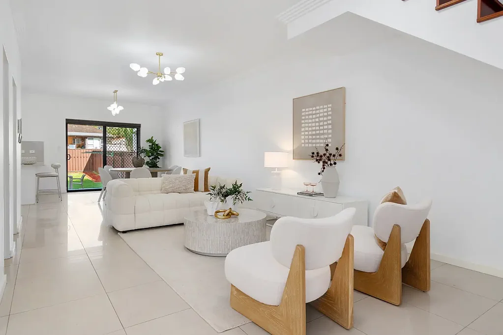 Belmore 4 Bedroom Picture-perfect full brick duplex is an ideal easycare haven for growing families