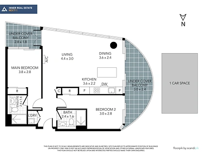 1907s/889 Collins Street, Docklands, Melbourne CBD, 2 ਕਮਰੇ, 2 ਬਾਥਰੂਮ, Apartment